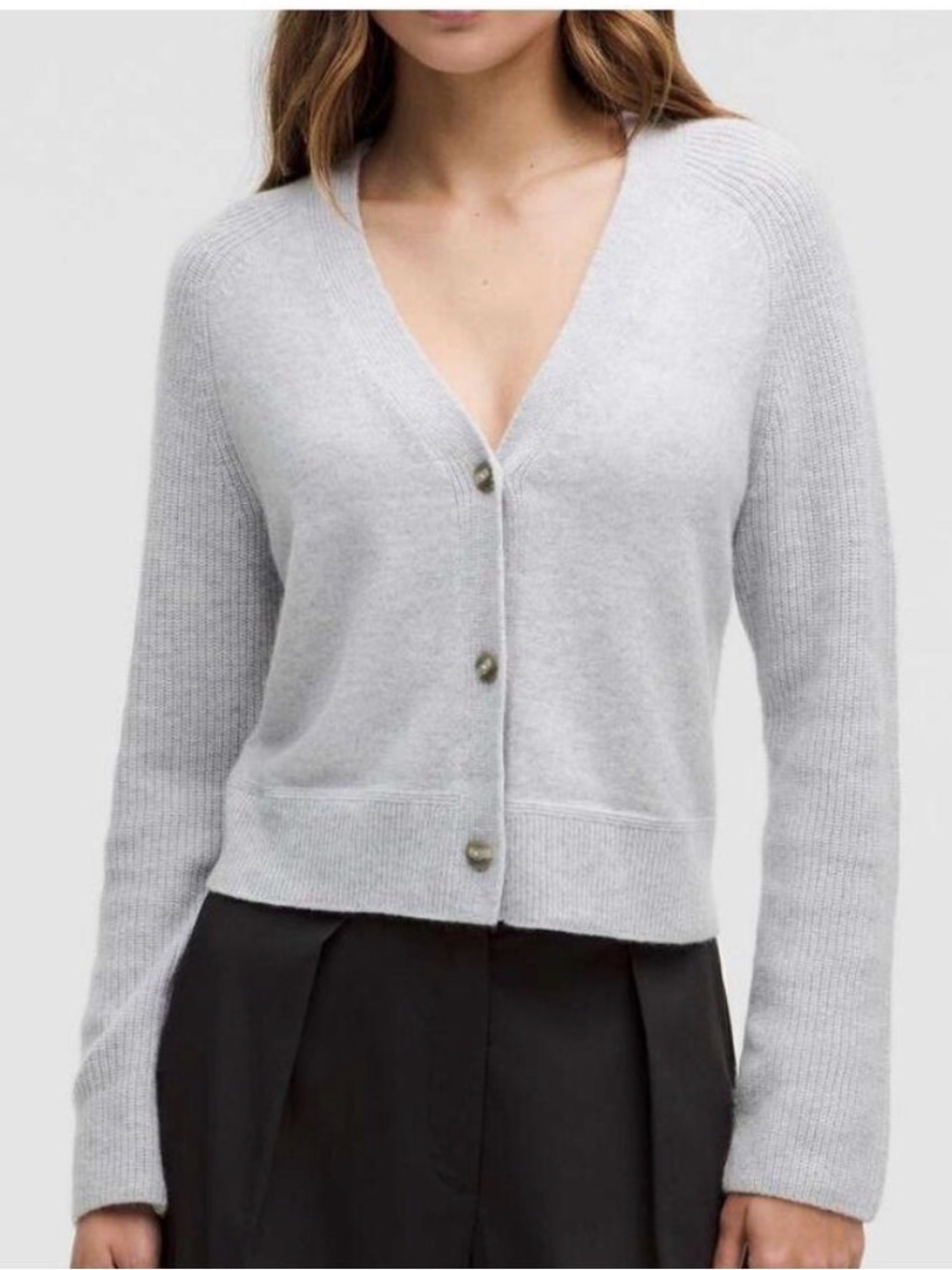 Lululemon cashmere slim fit cardigan size small